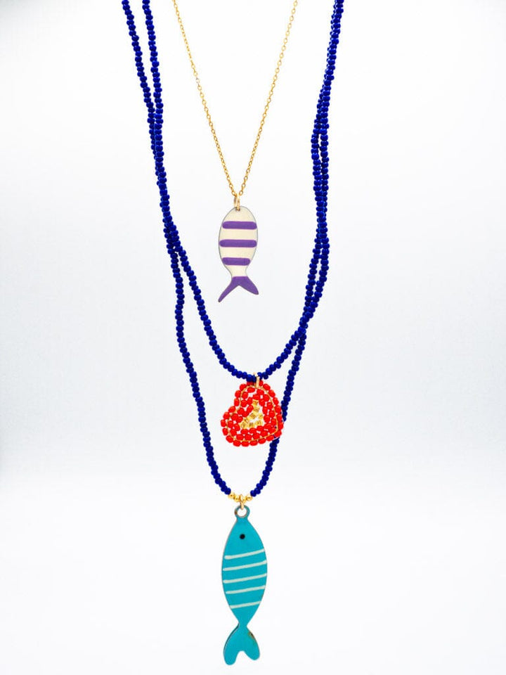 Trío de collar pez de luz Accesoriosjeco 