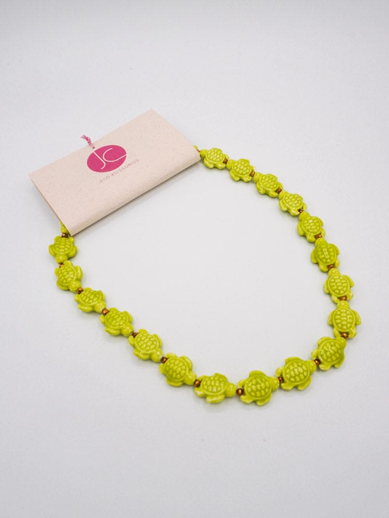 Collar tortugas verdes Accesoriosjeco 