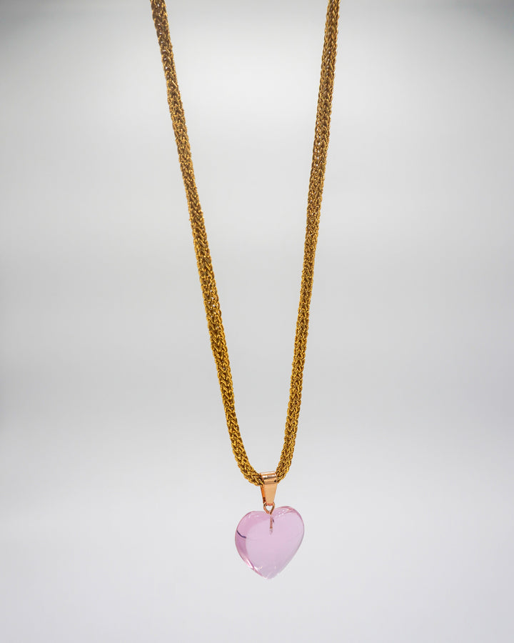 Collar amor rosa Accesoriosjeco 
