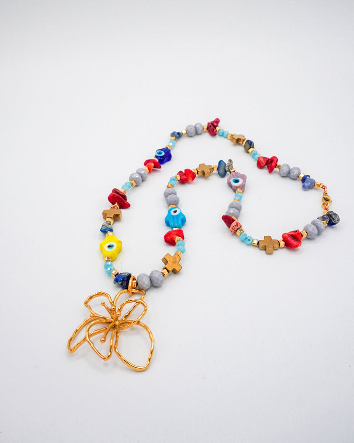 Collar flor primaveral Accesoriosjeco 