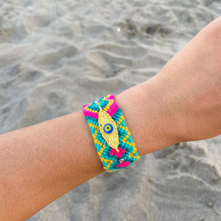 Pulsera Wayúu ojo Accesoriosjeco 