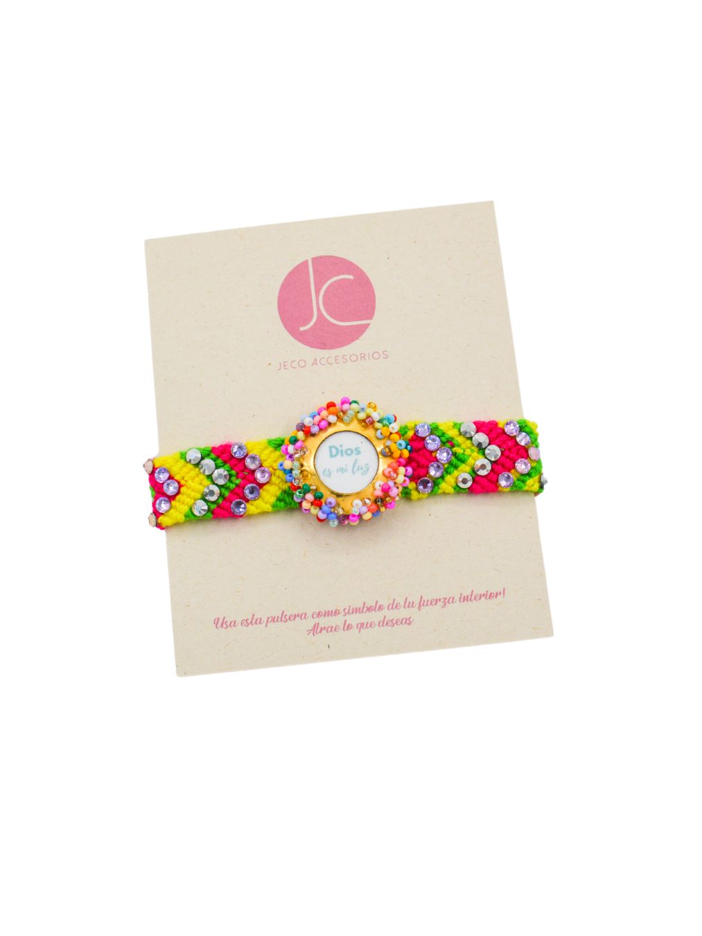 Pulsera “Dios es Mi Luz” ✨🙏 Accesoriosjeco 