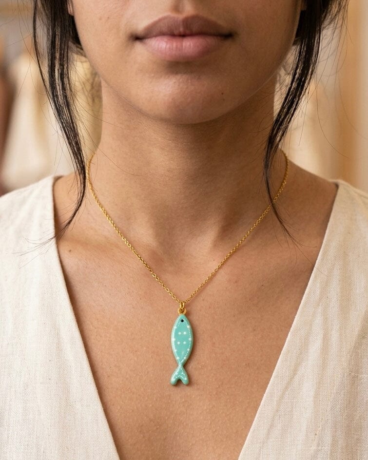 Collar pez celeste Accesoriosjeco 