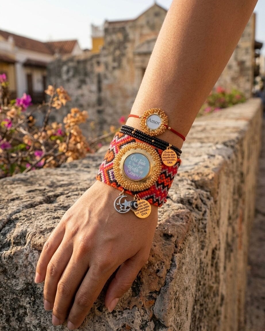 Set de pulsera amor por Dios Accesoriosjeco 