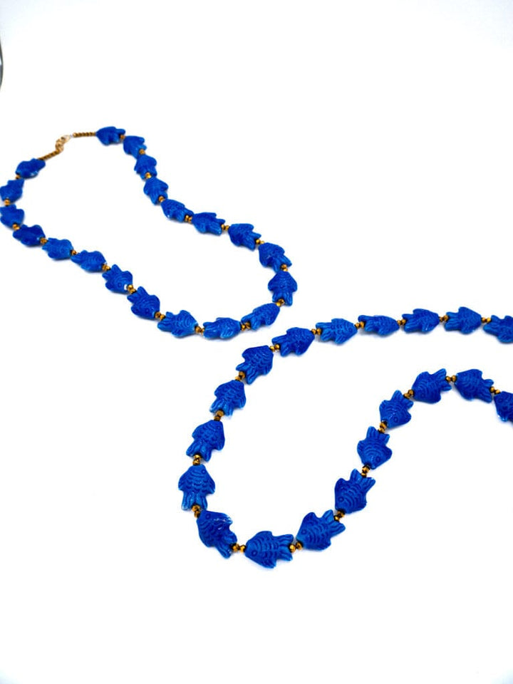 Collar pez azul Accesoriosjeco 