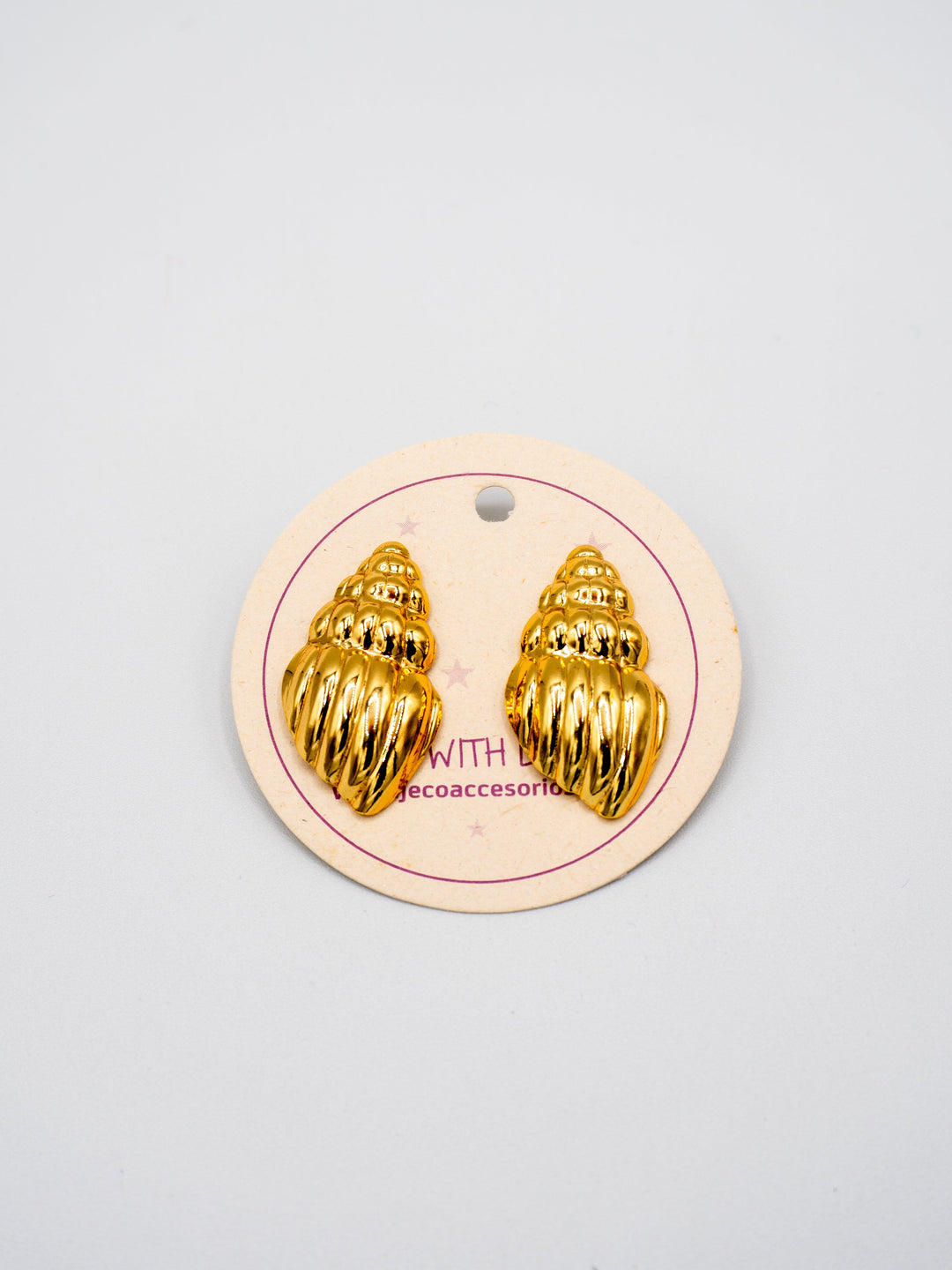 Aretes caracoles Accesoriosjeco 