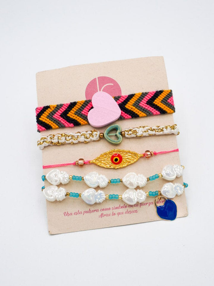 Set de pulsera ojo de amor Accesoriosjeco 