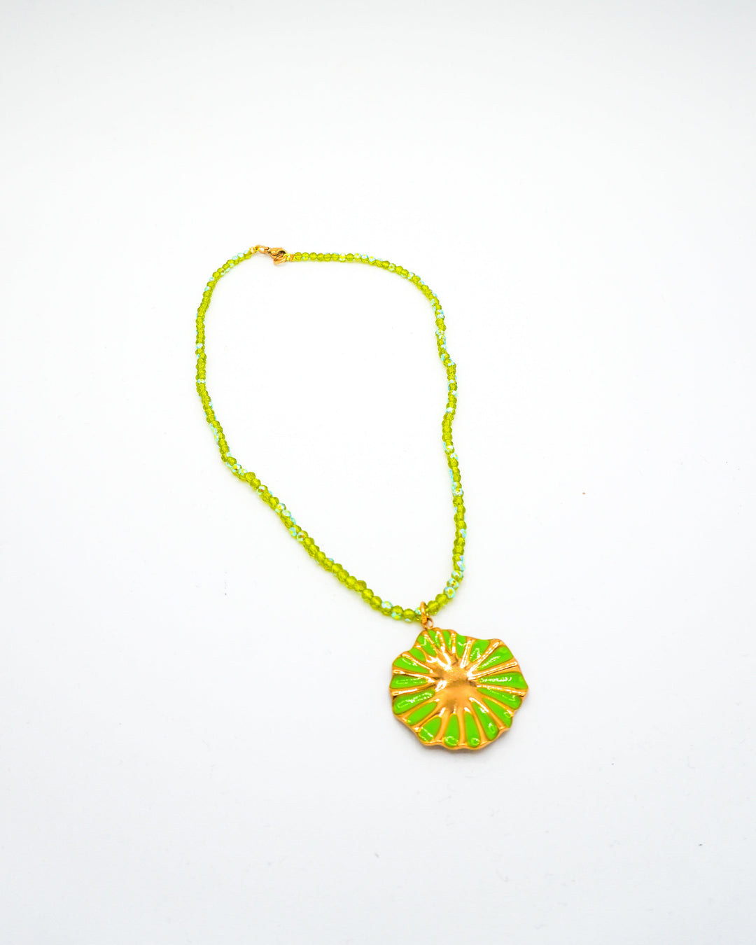 Collar verde primavera Accesoriosjeco 
