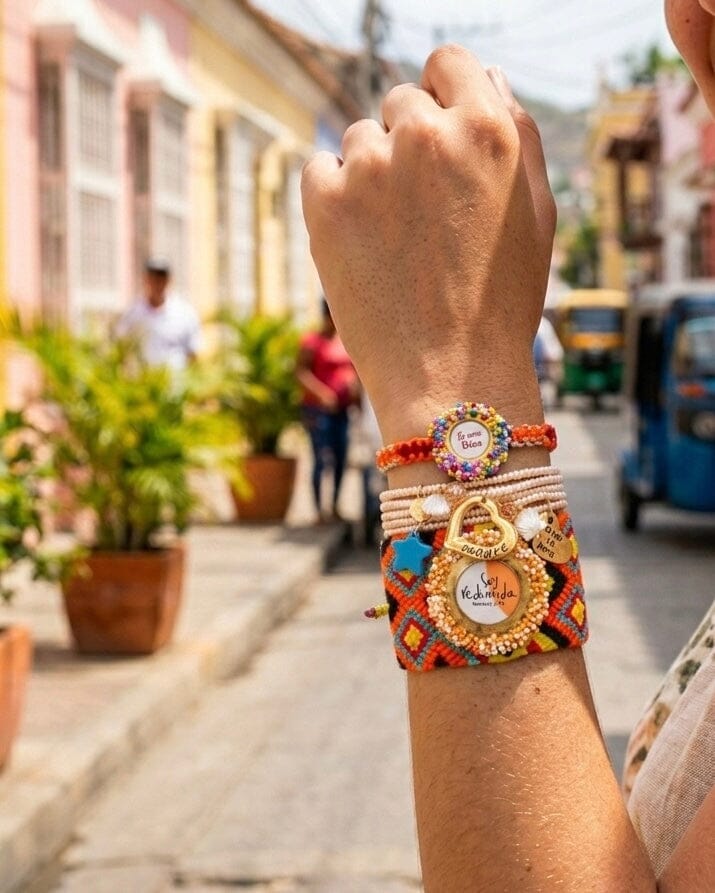 Set de pulsera soy redimida Accesoriosjeco 