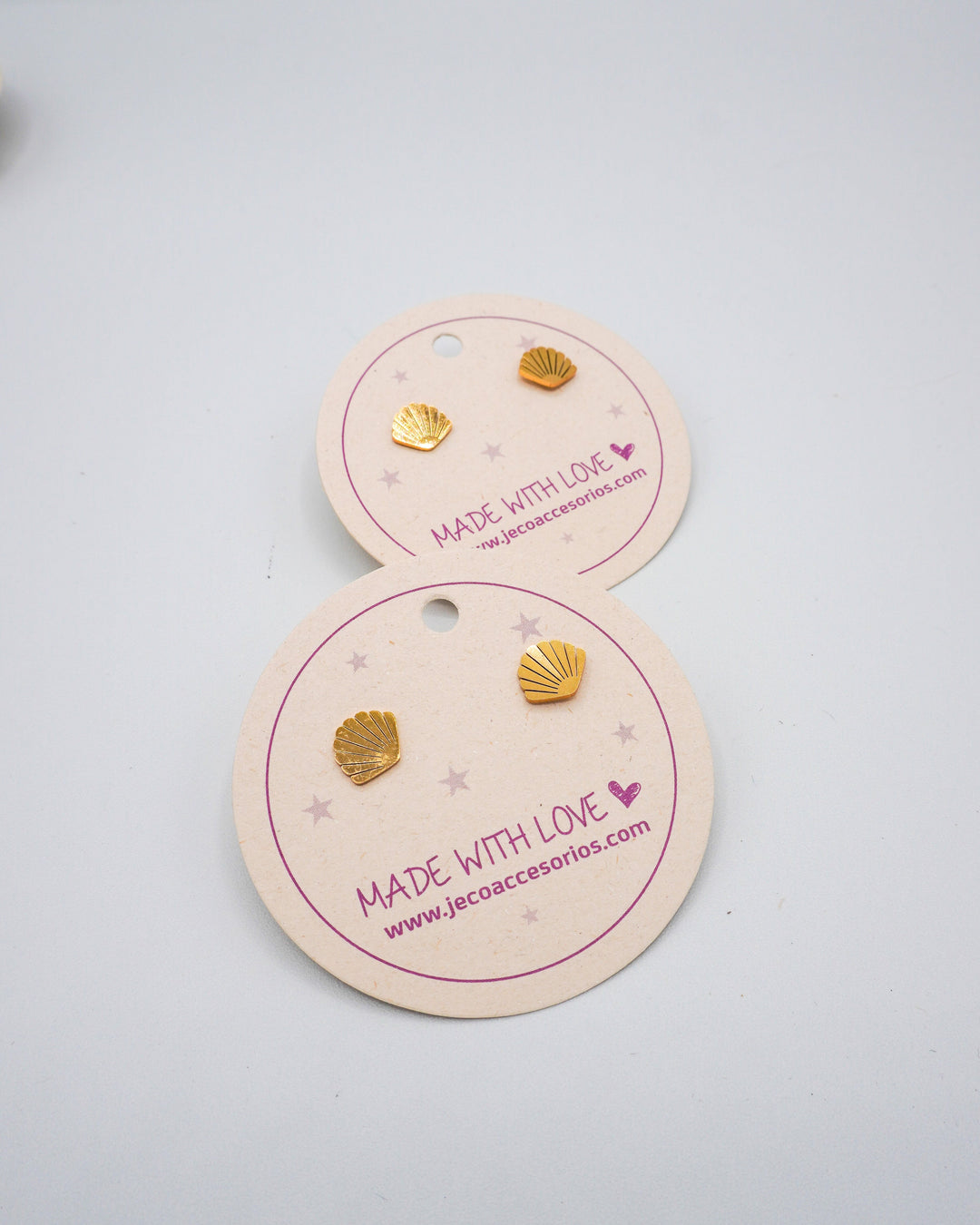 Aretes topo Conchita marina Accesoriosjeco 