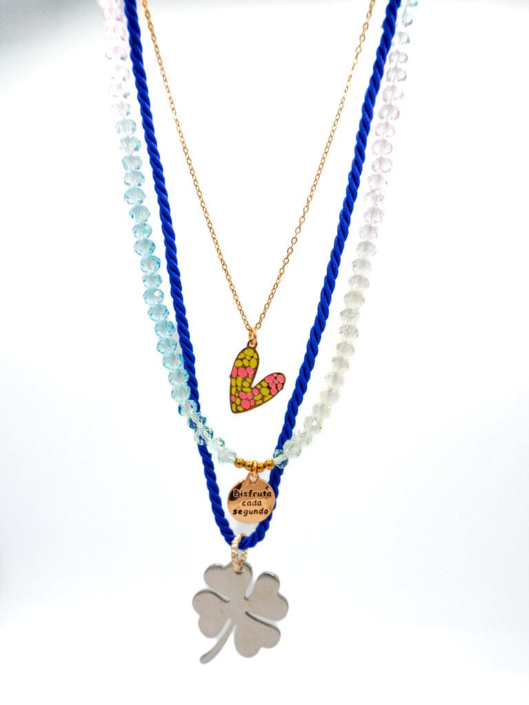 Trío de collar disfruta la vida Accesoriosjeco 