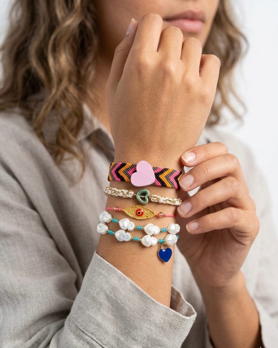 Set de pulsera ojo de amor Accesoriosjeco 