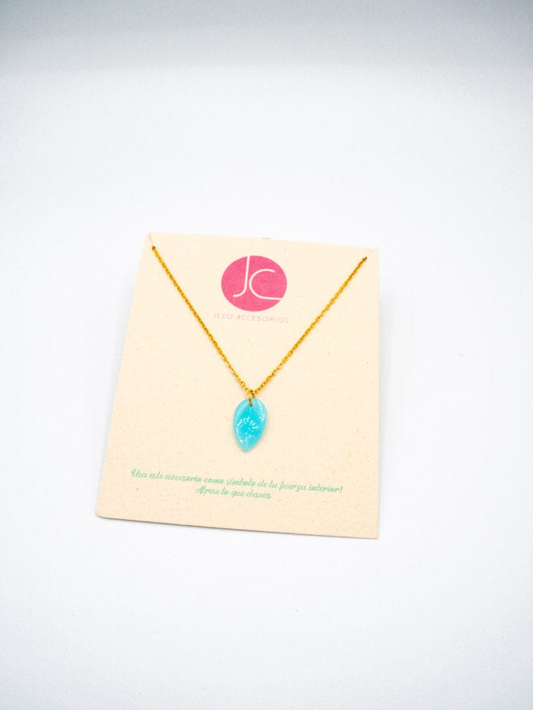 Collar hoja natural Accesoriosjeco 
