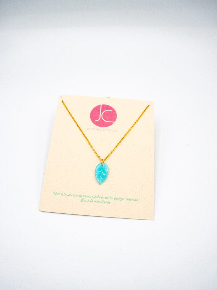Collar hoja natural Accesoriosjeco 