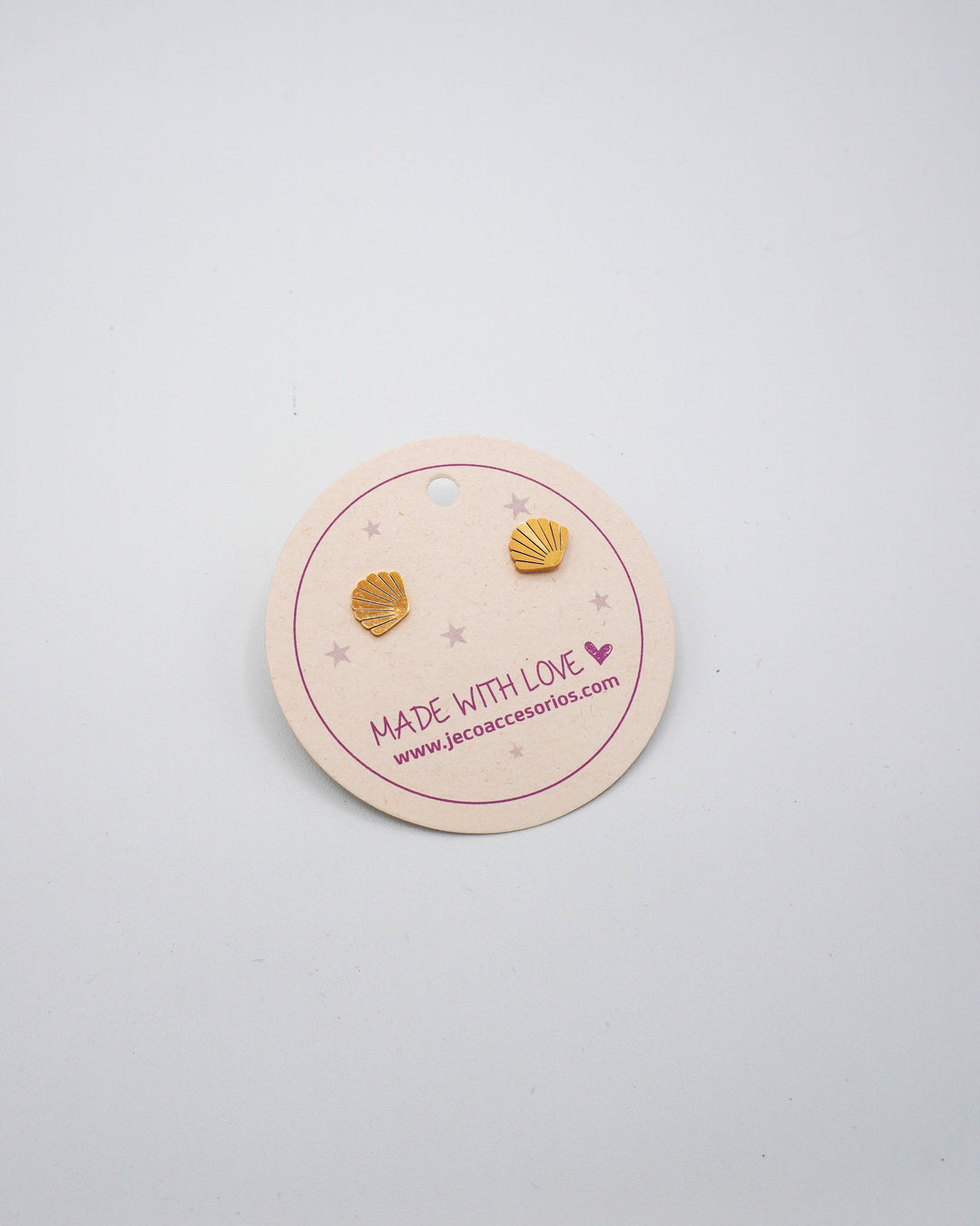 Aretes topo Conchita marina Accesoriosjeco 