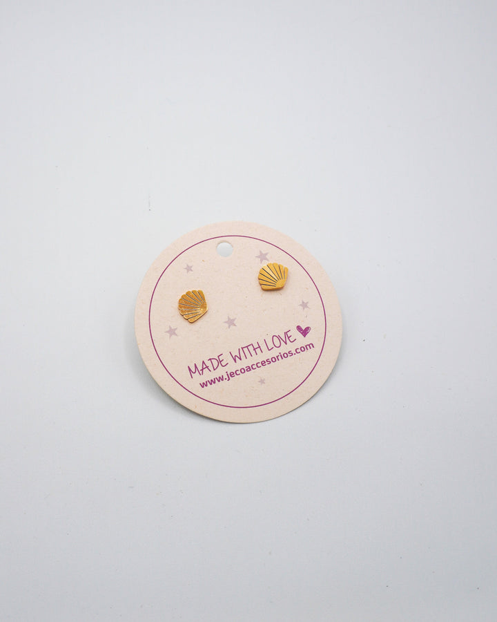 Aretes topo Conchita marina Accesoriosjeco 