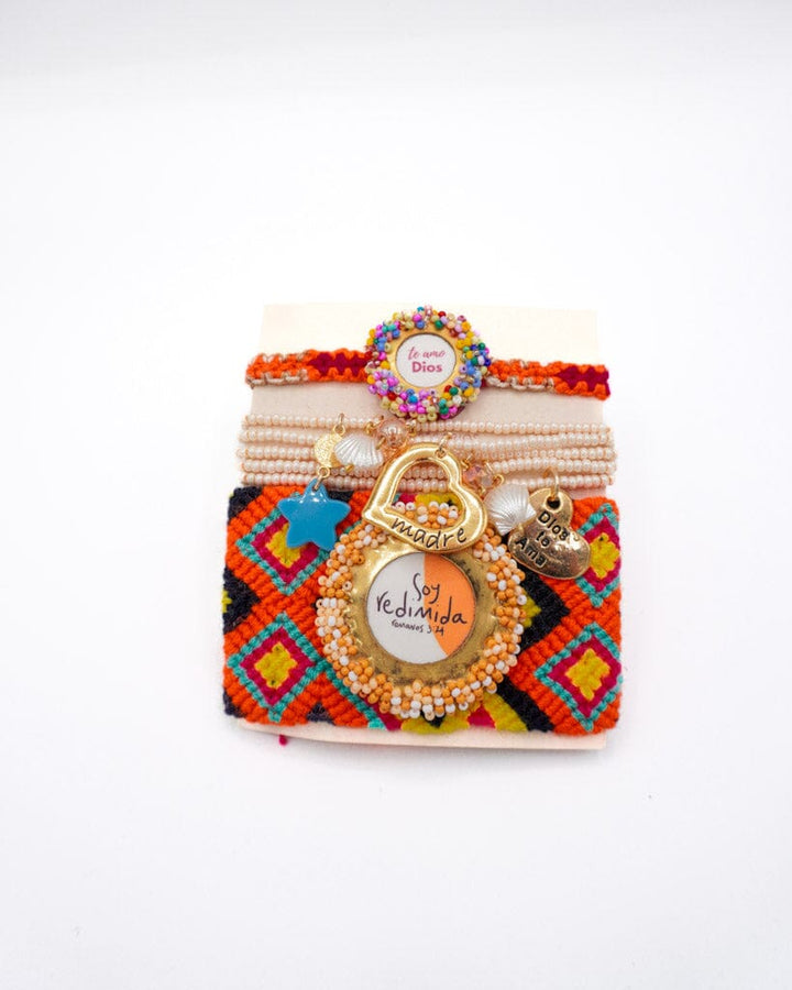 Set de pulsera soy redimida Accesoriosjeco 