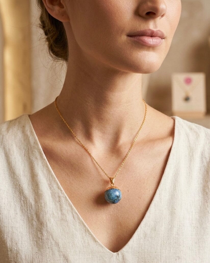 Collar corazón círculo Accesoriosjeco 