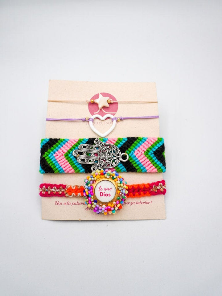 Set de pulsera te amo Dios Accesoriosjeco 