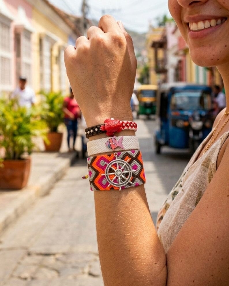 Set de pulsera timón marino Accesoriosjeco 