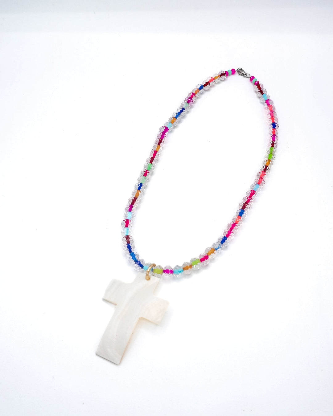 Collar cruz de colores Accesoriosjeco 