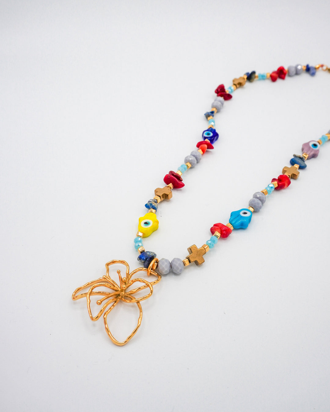 Collar flor primaveral Accesoriosjeco 