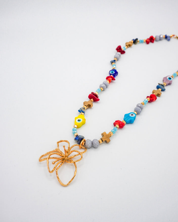 Collar flor primaveral Accesoriosjeco 