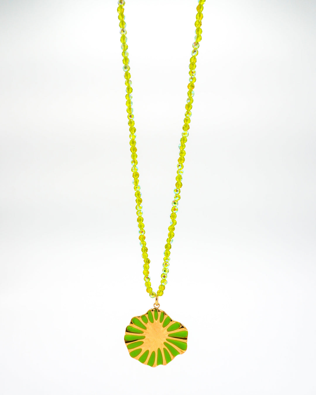 Collar verde primavera Accesoriosjeco 