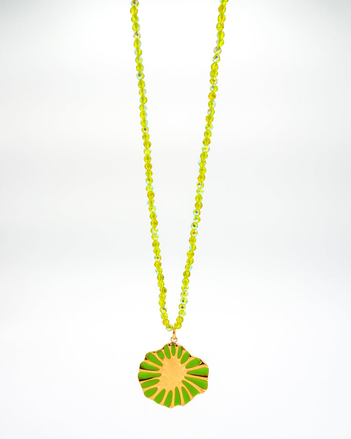 Collar verde primavera Accesoriosjeco 