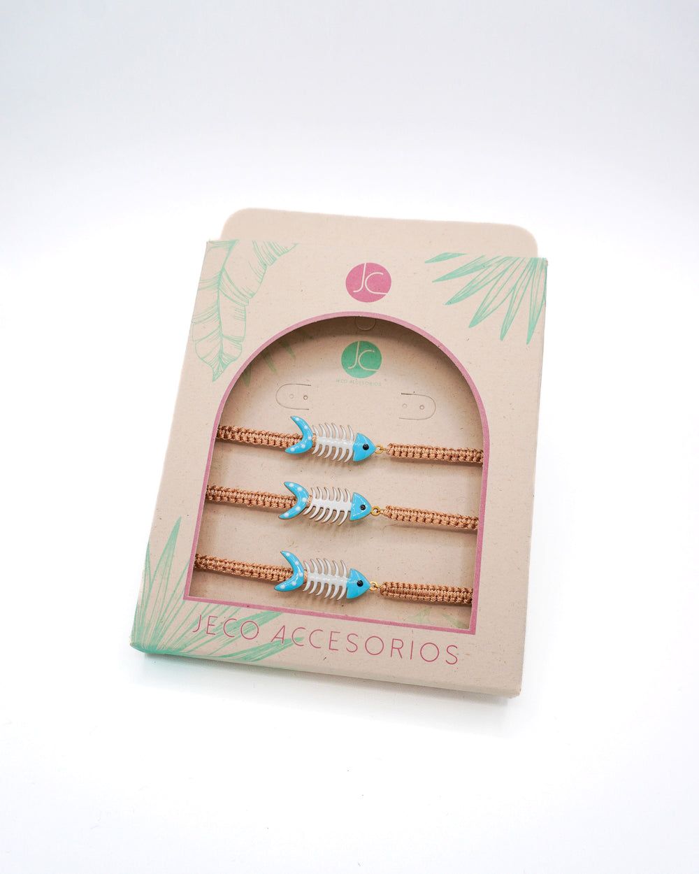 Trio de pulseras pez de oro Accesoriosjeco 