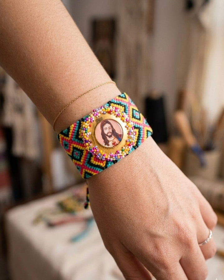 Pulsera ancha Jesús Accesoriosjeco 