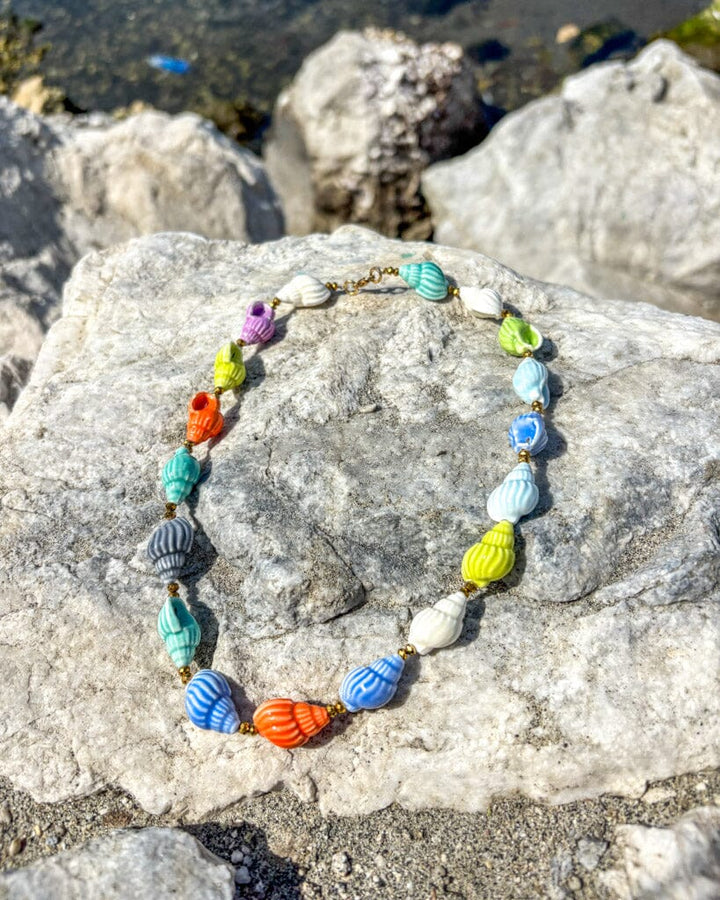 Collar caracoles de colores Accesoriosjeco 