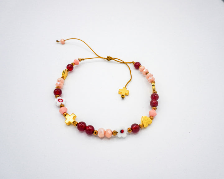 Tobillera florecita de amor Accesoriosjeco 