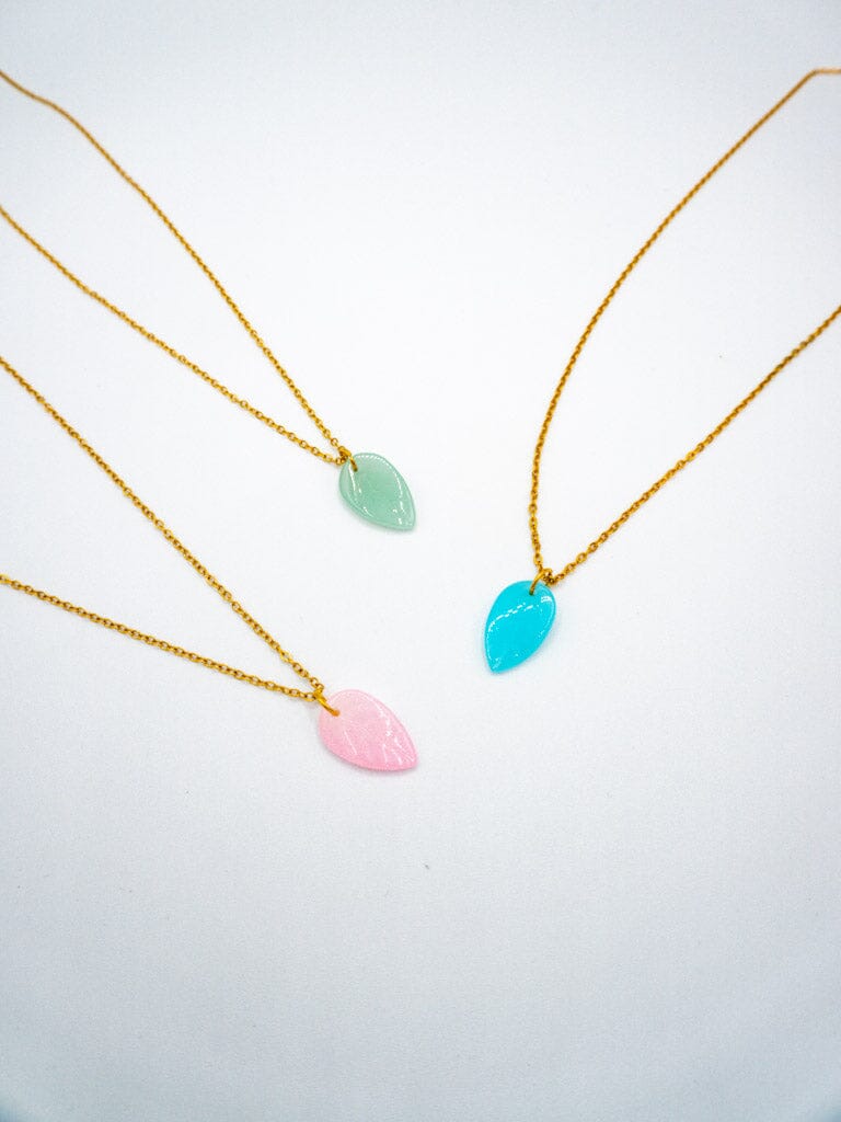 Collar hoja natural Accesoriosjeco 