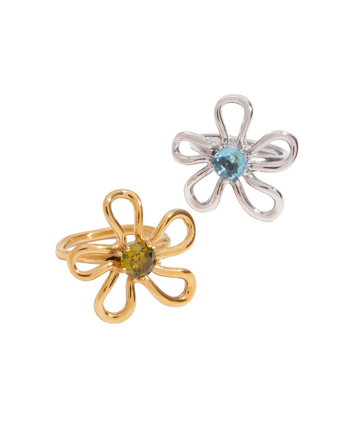 Anillo De Zirconia De Acero Inoxidable Accesoriosjeco 