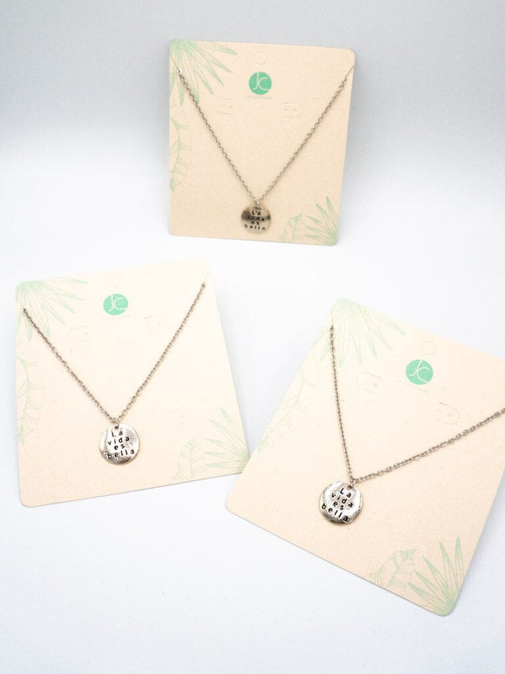 Collar la vida es bella Accesoriosjeco 