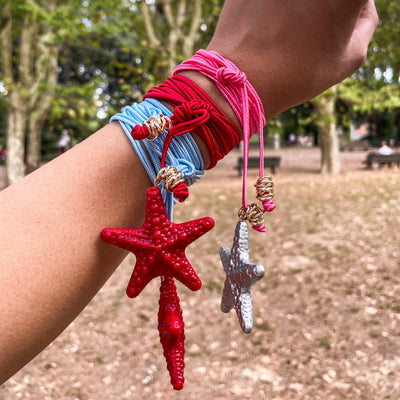 Collar -Pulsera estrella roja Accesoriosjeco 