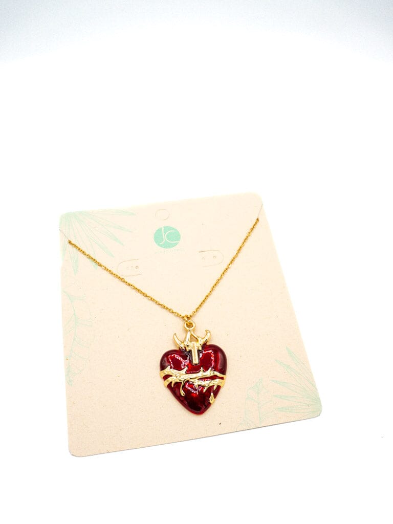 Collar corazón sagrado Accesoriosjeco 