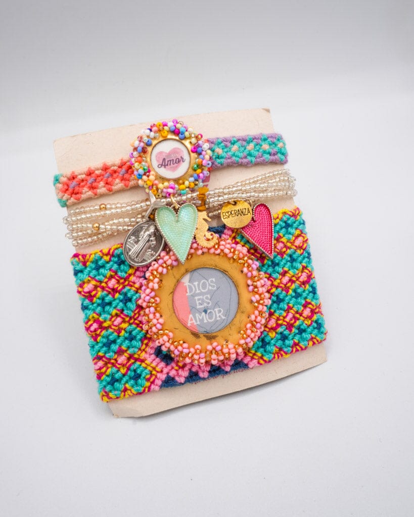 Set de pulsera Dios es amor Accesoriosjeco 
