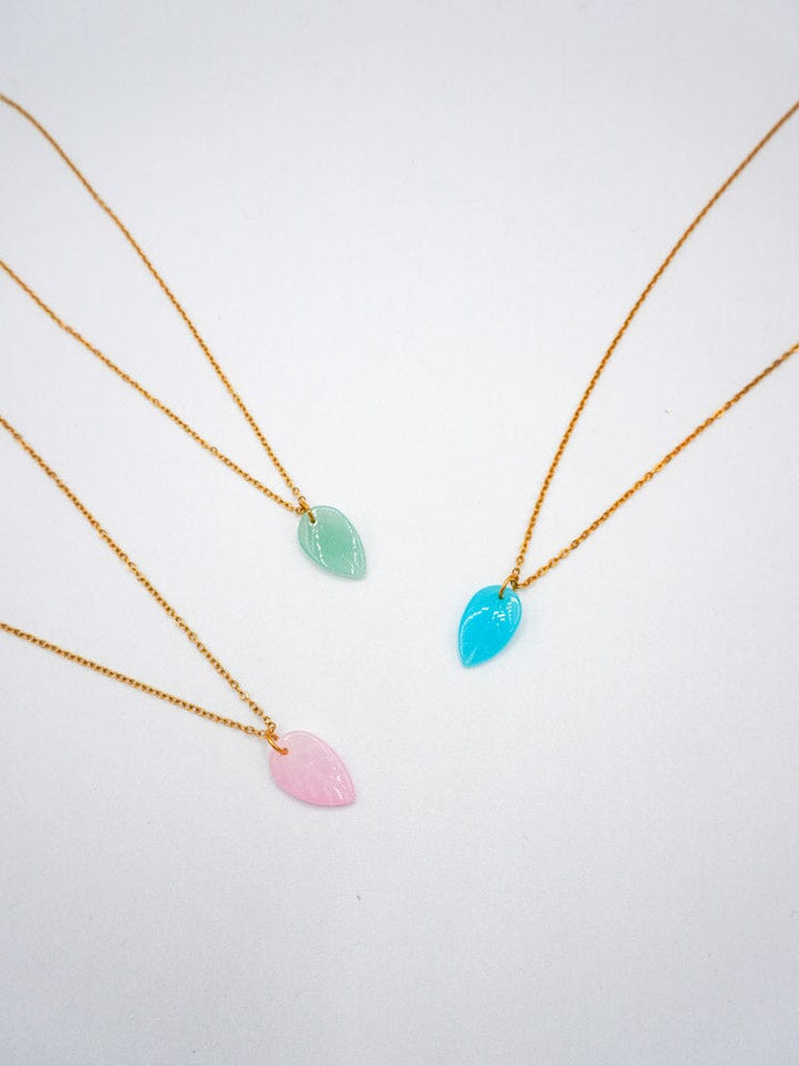 Collar hoja natural Accesoriosjeco 