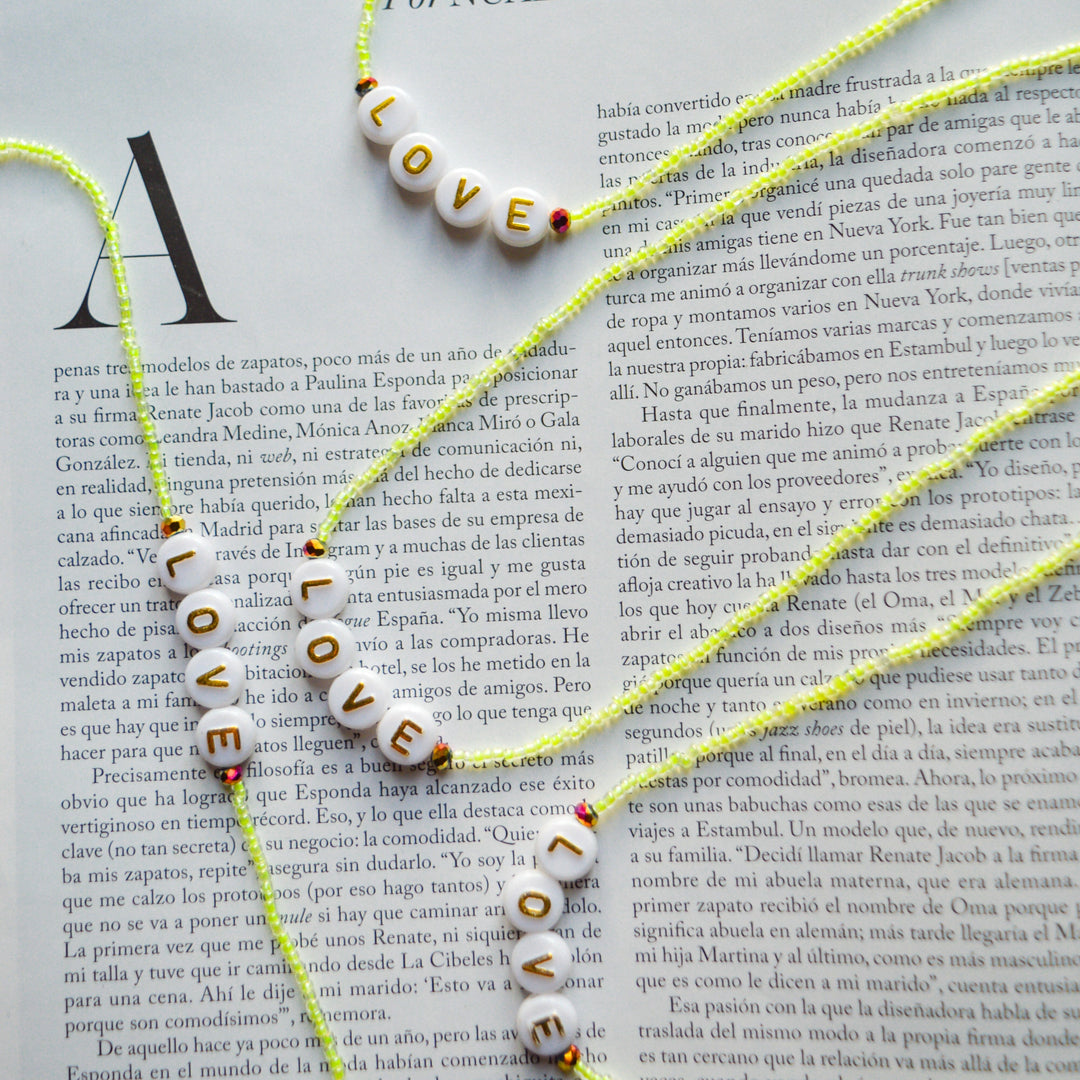 Collar love Accesoriosjeco 