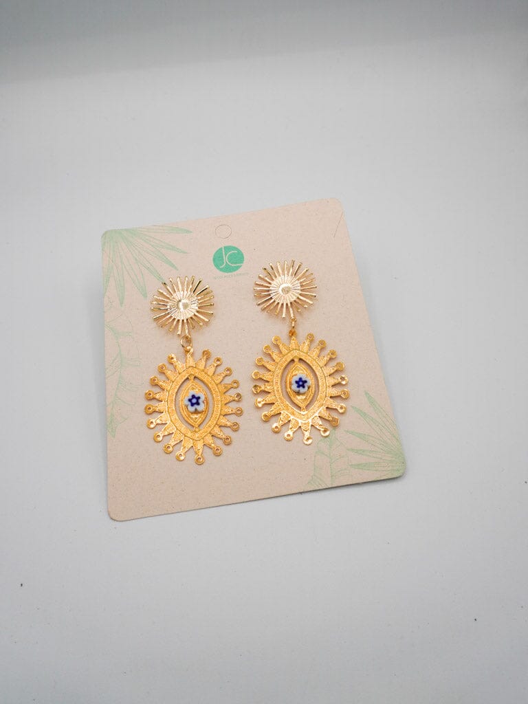 Aretes ojo de la fortuna Accesoriosjeco 