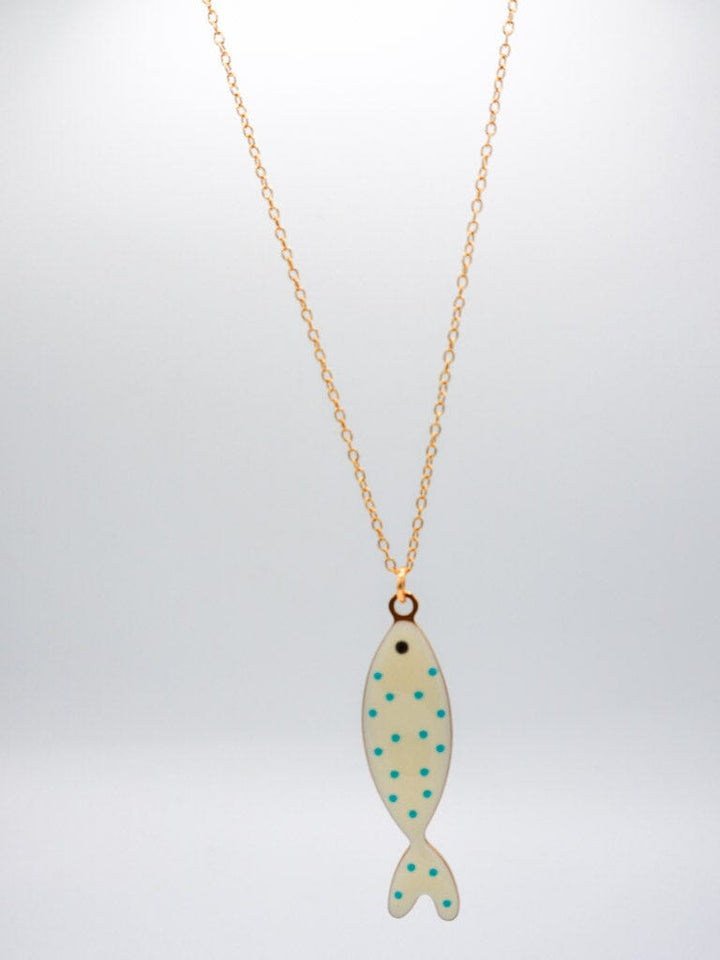 Collar pez blanco Accesoriosjeco 