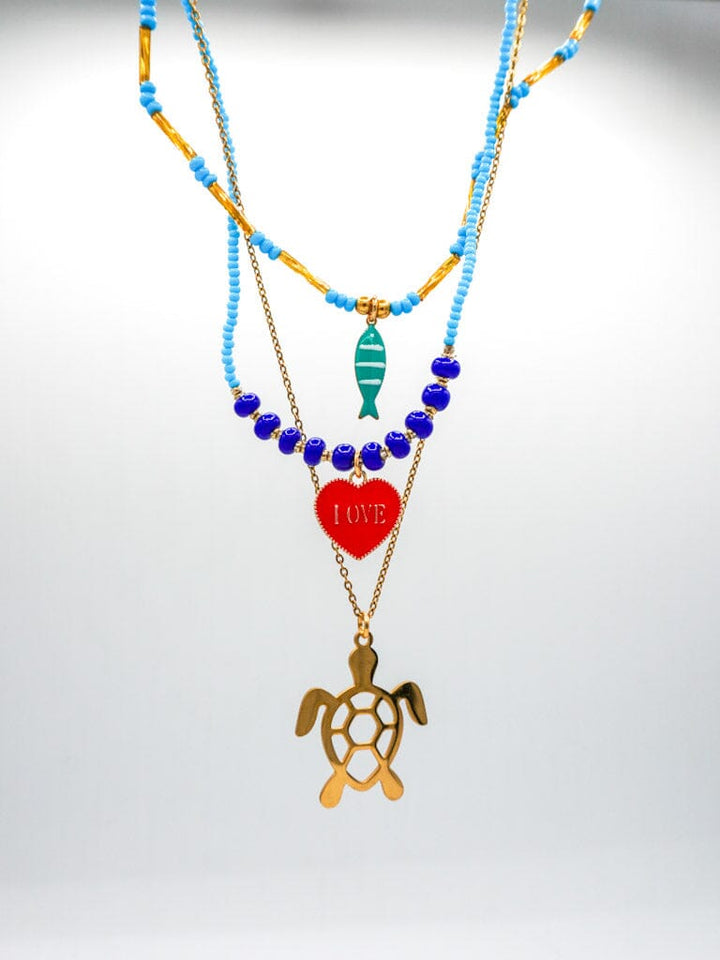 Trío de collar tesoros del mar Accesoriosjeco 