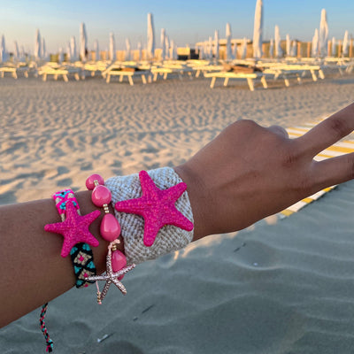 Set de pulseras mar fucsia Accesoriosjeco 
