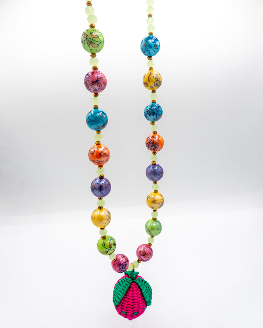 Collar tropical fresa Accesoriosjeco 