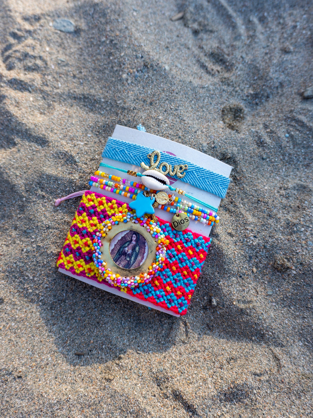 Set de pulseras virgencita de amor Accesoriosjeco 