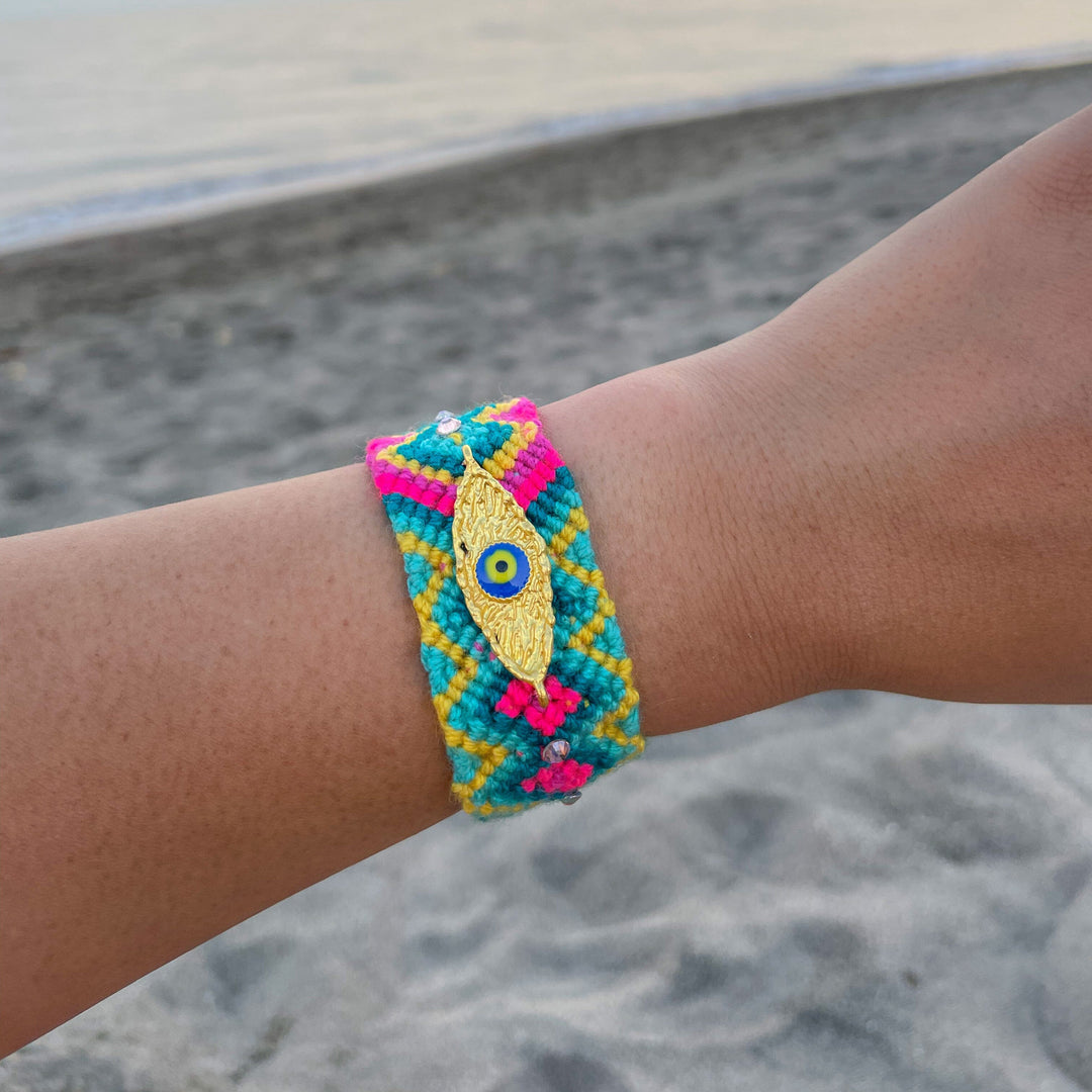 Pulsera Wayúu ojo Accesoriosjeco 