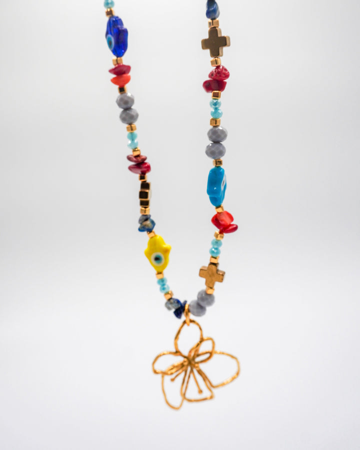 Collar flor primaveral Accesoriosjeco 