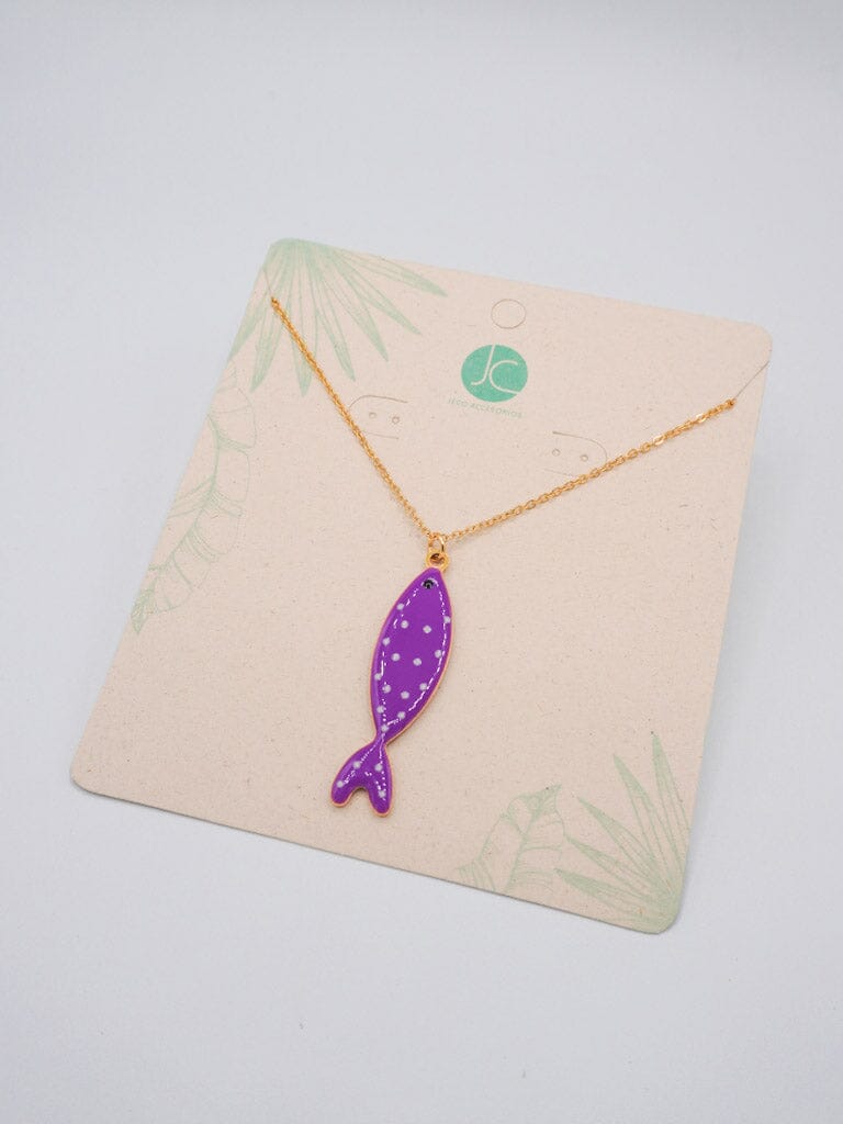 Collar pez morado Accesoriosjeco 